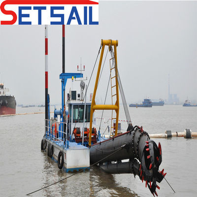 Verscheepskosten Elektriciteit 14 inch Cutter Zuigdrager voor riviermodder Totaal lengte 30m