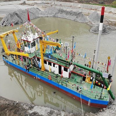 450-20000m3 Waterstroom Anker Boom Cutter Zuigmodder Dredger met stroommeter
