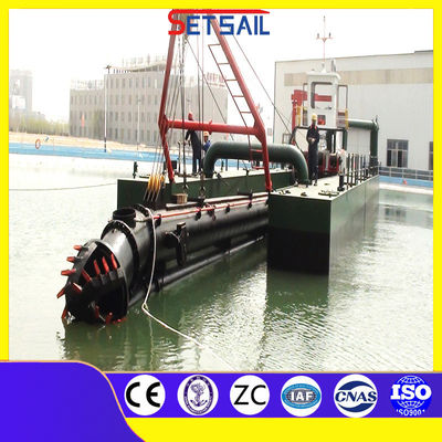 2000m3 waterstroom Hydraulische 12 inch cutter zuigdrager met boosterstation nr.