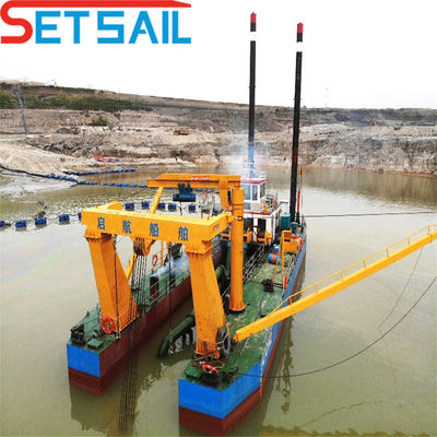 6 inch cutter zuigersanddredger met 90 m3 vaste capaciteit