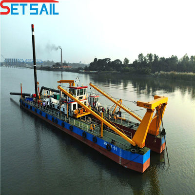 28 inch Cutter Suction Sand Dredger met 447t Verplaatsing en Rexroth Hydraulisch Systeem