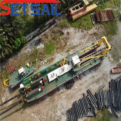 Long River Sand Dredger met hydraulische snijkop Totaalbreedte 10,2 m Totaaldiepte 2,7 m