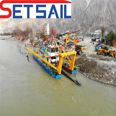 500ND Cummins Dieselmotor 20 inch Cutter Zuigdrager met 15m Dredging Diepte