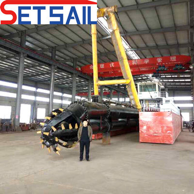 QHCSD-385 22 inch Cutter Suction Dredger met diepte meter en 1500m ontlading afstand