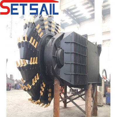 Hydraulische lier Anker Boom Deze motor Wiel Bucket Silt Dredger met aanpassing