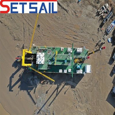 High Capacity Diesel Engine Wheel Bucket Dredger voor rivierzand 160m3-2000m3 Capaciteit