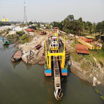 Op maat gemaakte aanvraag Cutter Zuigdraad Dredging Gold Sand Mining Dredger met aanpassing