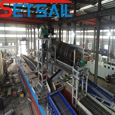 Keten emmer diamant mijnbouw apparatuur met 0,035m3-1,2m3 Capaciteit en 37kw-200kw Power