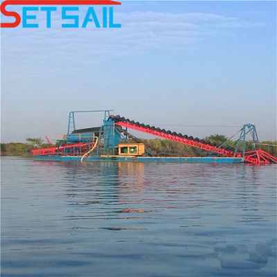 380V Lifelong After-Sales Service Chain Bucket Gold Dredger voor diamantmijnbouw in 2023