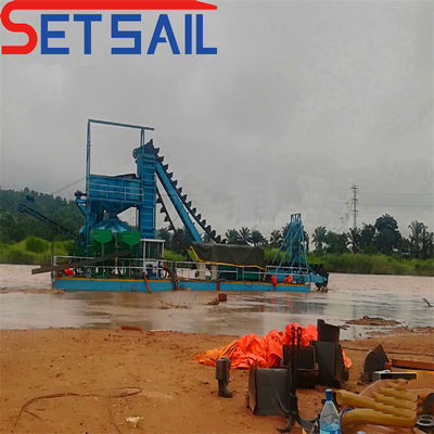 Chain Bucket River Gold and Diamond Mining Machinery met 172PCS-200PCS keten kwantiteit