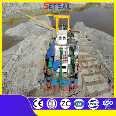 40000 kg Pakket Bruto Gewicht Hydraulische zandpomp Dieselmotor Snijdmachine Zuigdrager