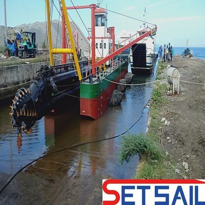 200m3/h Snipper Zuigdredger met Hydraulische Dieselmotor Capaciteit en Prestaties