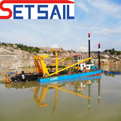 QHCST-61 Hydraulische besturing Diesel Enigne Cutter Zuigdredger voor het baggeren van reservoirs