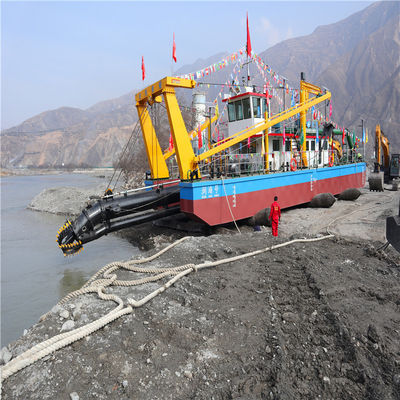 30kw-500kw Cutter Head Power Hydraulische Cutter Zuigkracht Mining Dredger voor zand en goud