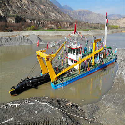 30kw-500kw Cutter Head Power Hydraulische Cutter Zuigkracht Mining Dredger voor zand en goud