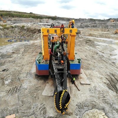 Op maat gemaakte Weichai Diesel Engine Cutter Zuigersanddredger voor rivierzanddredgen