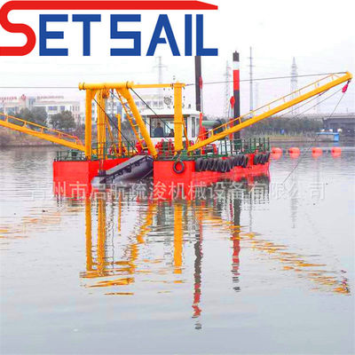 12 inch Diesel motor Lake Cutter Zuigdrager voor zand Levenslange service gegarandeerd