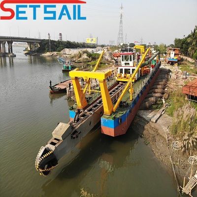 Ankerstaaf Dieselmotor-snijdmachine Zuigdredger voor zandwinning