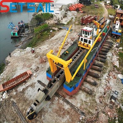Ankerstaaf Dieselmotor-snijdmachine Zuigdredger voor zandwinning