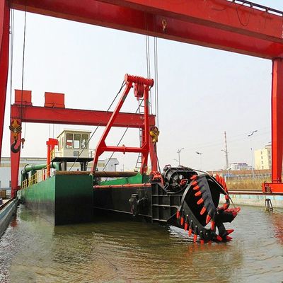 1500m3 waterstroom 12 inch hydraulische snijmachine zuigdrager voor baggerapparatuur