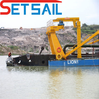 Cummins Engine Siemens PLC 3500m3 Cutter Suction Sand Dredger voor grootschalig baggeren