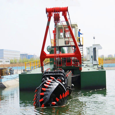 16 inch zandpomp snijder zuigdredger met 70kw snijkop vermogen en ankerstok