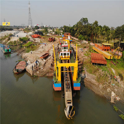 Shijiazhuang slurry pomp gebruikt in 39m cutter zuigdredger voor baggerproject