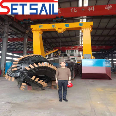 6-20 mm Bottom Plate Dikte Snipper Zuiging Rive Sand Pump Dredging Equipment voor Lake