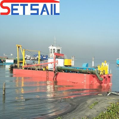 Gemaakt 16 inch Cutter Zuigdredger voor de zee Maximale dredging diepte 13 meter Diesel aangedreven