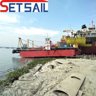 Gemaakt 16 inch Cutter Zuigdredger voor de zee Maximale dredging diepte 13 meter Diesel aangedreven