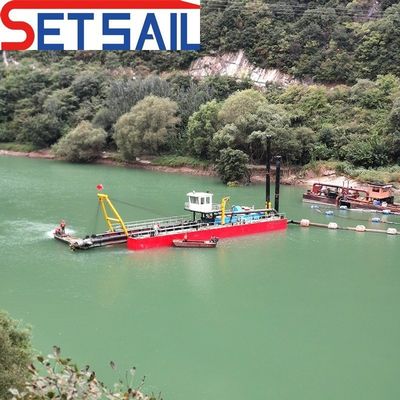Gemaakt 16 inch Cutter Zuigdredger voor de zee Maximale dredging diepte 13 meter Diesel aangedreven