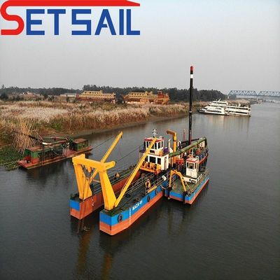 39-65m Pompkop Siemens PLC Cutter Zuig- en baggerapparatuur voor baggerwerk in rivieren