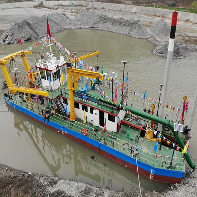 QHCSE-15 Cutter suction Dredging River Sand Equipment voor nauwkeurige zandwinning