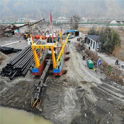 Elektrische krachtsnipper Zuigdredgeapparatuur voor de rivier 6-20 mm Dekplaatdikte