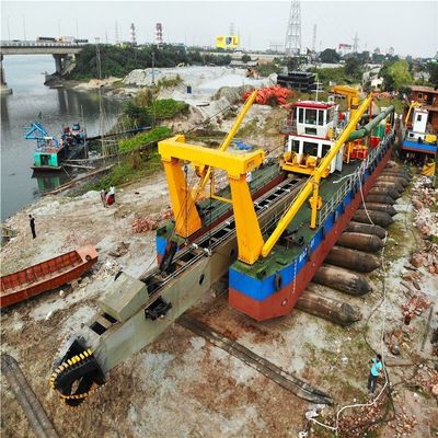 Elektrische krachtsnipper Zuigdredgeapparatuur voor de rivier 6-20 mm Dekplaatdikte
