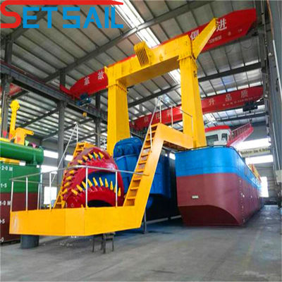 6-20 mm Bottom Plate Dikte Pump Cutter Zuigrivier Sand Dredger met Cat Engine
