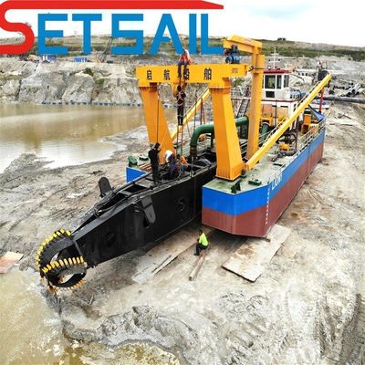 500-5000m Afstand van het lozingsproces Meer moddermaaier Zuigsel slib droogmachine voor rivier zand