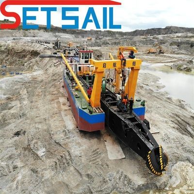 500-5000m Afstand van het lozingsproces Meer moddermaaier Zuigsel slib droogmachine voor rivier zand