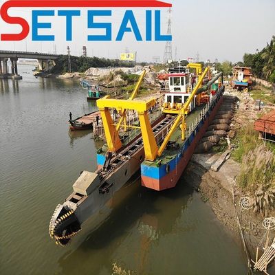 500-5000m ontladingsafstand Cummins Dieselmotor Onderwaterpomp Zanddredger