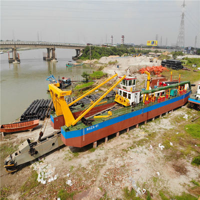 Volledige zuigdredger met boosterstation 250ND-800ND Pompgrootte en 39-65m hoofd
