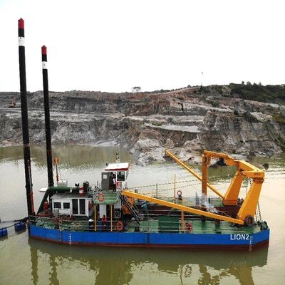 450-20000m3 Waterstroom Anker Boom Cutter Zuigmodder Dredger met stroommeter