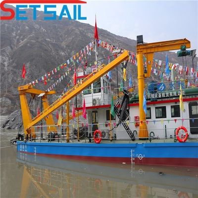 Hydrocyclone Cyclone Type 12 Inch Cutter Zuigersanddredger voor rivier 53 meter hoofd