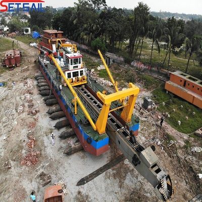 12-inch Cutter Suction Dredger Geavanceerd Hydraulisch Dredgen voor Rivierzand Extractie