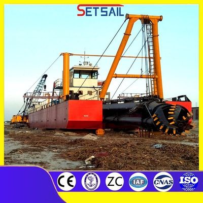 2000m3 waterstroom Hydraulische 12 inch cutter zuigdrager met boosterstation nr.