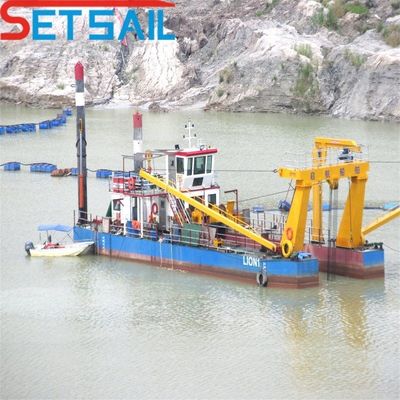 Cutter Head Power 108kw Dieselmotor 12 inch Cutter Suction Dredger met Siemens PLC