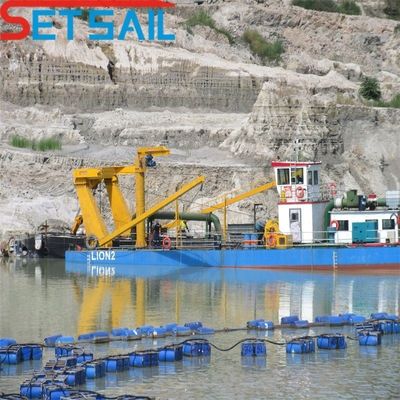 Cutter Head Power 108kw Dieselmotor 12 inch Cutter Suction Dredger met Siemens PLC