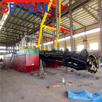 10 inch cutter zuigdredger voor rivier zand diesel motor en hydraulische pomp inbegrepen