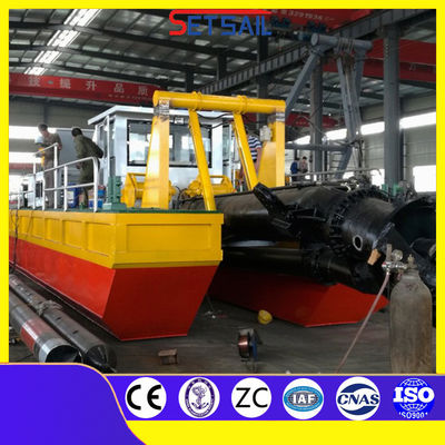 10 inch Siemens PLC Diesel motor Rivier zand droogmachine met cycloon type Hydrocyclone
