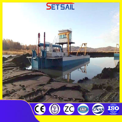 120 ton Totaalgewicht 31 meter 12 inch Snipper Zuigmachine Dredging River Sand Boat voor Lake Mud