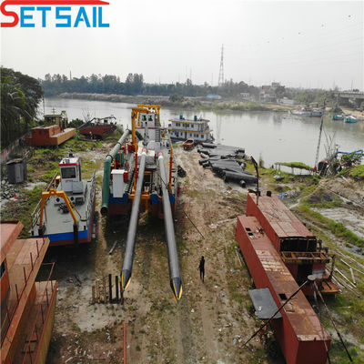 12 inch Cutter Suction Sand Dredger met Mornitoring System en 108kw Cutter Head Power